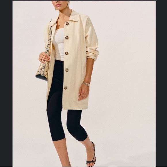 Reformation Jackets & Blazers - Reformation Irene Linen Jacket Ivory - Size S